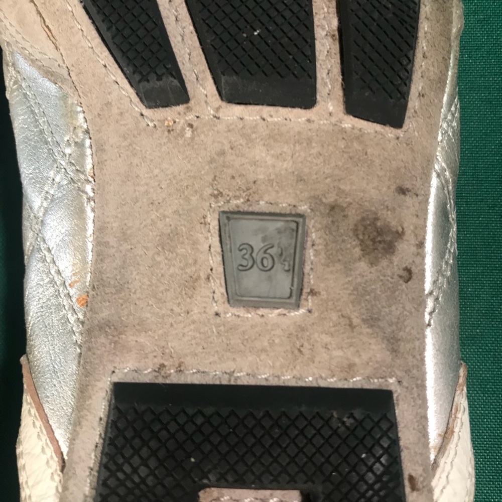 Silver Prada Ballet Flats - Picture 5 of 5